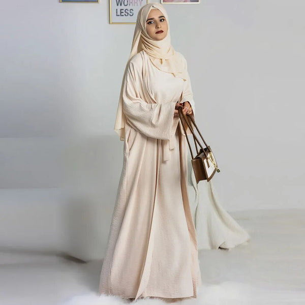 Musuly roze abaya voor dames (S=34